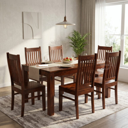 solid Sheesham wood dining