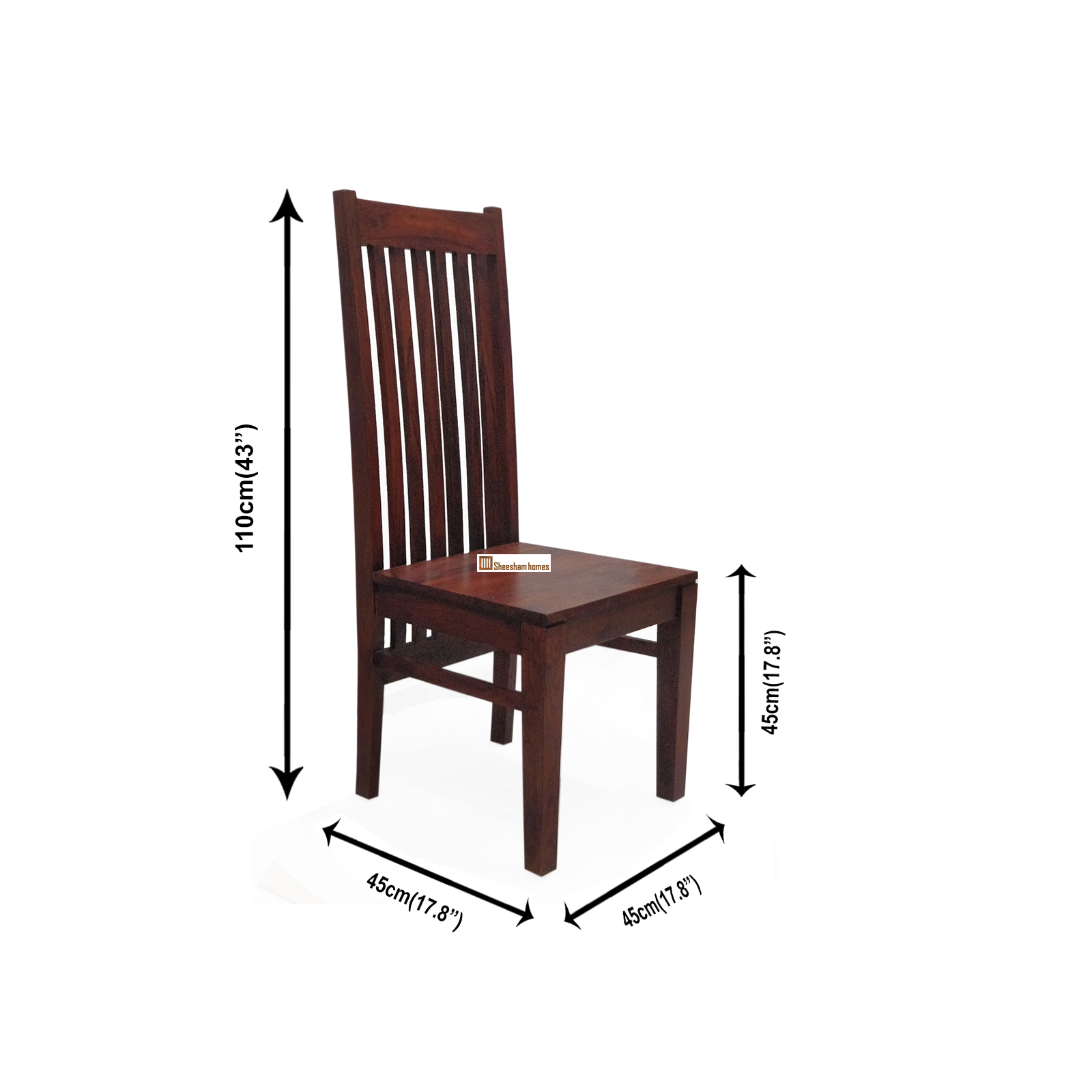 Long best sale side chair