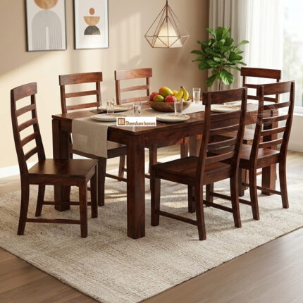 Wooden Dining set 6 seater