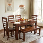 Wooden Dining set 6 seater