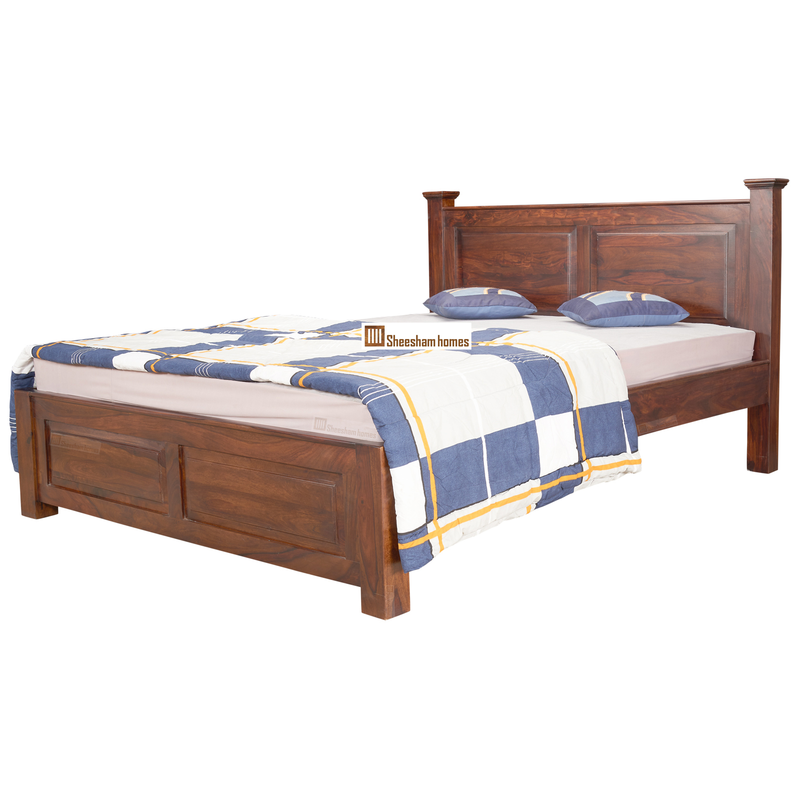 Buy solid sheesham wood bed online with storage in platform design -  Furniture Online: Buy Wooden Furniture for Every Home