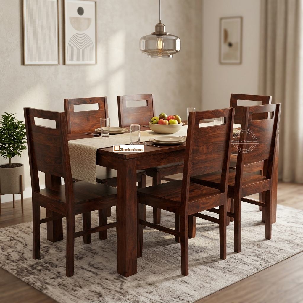 Dining set KR 01 Wooden dining set six seater