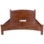 SHEESHAM WOOD BED ROUND HEAD W/O STORAGE - Image 3