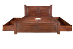 SHEESHAM WOOD BED KUBER STORAGE - Image 2