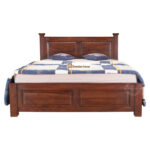 SHEESHAM WOOD BED KUBER STORAGE - Image 3
