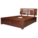 SHEESHAM WOOD BED PRIME WITH STORAGE - Image 3