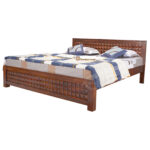 SHEESHAM WOOD BED DIAMOND DESIGN W/O STORAGE - Image 2