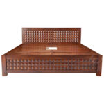 SHEESHAM WOOD BED DIAMOND DESIGN W/O STORAGE - Image 3