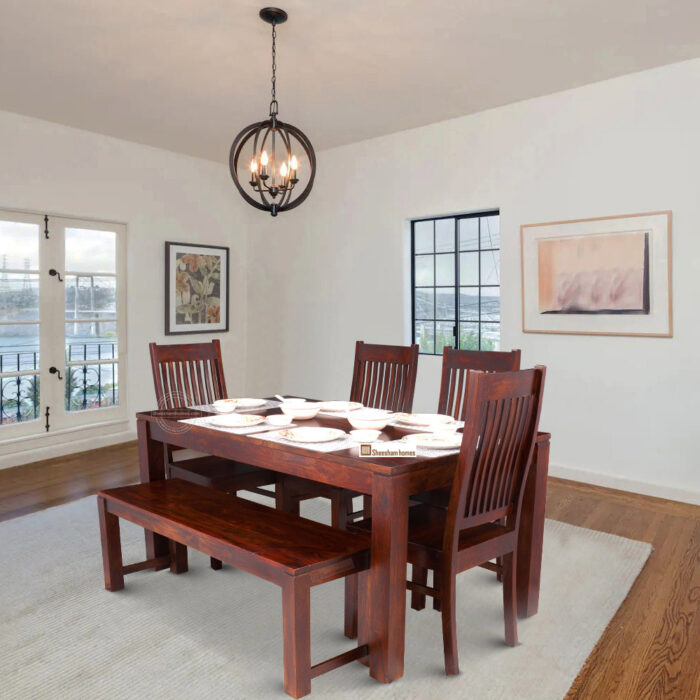 DINING SET SH-0201 SIX SEATER - Image 4