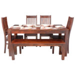 DINING SET SH-0201 SIX SEATER - Image 5