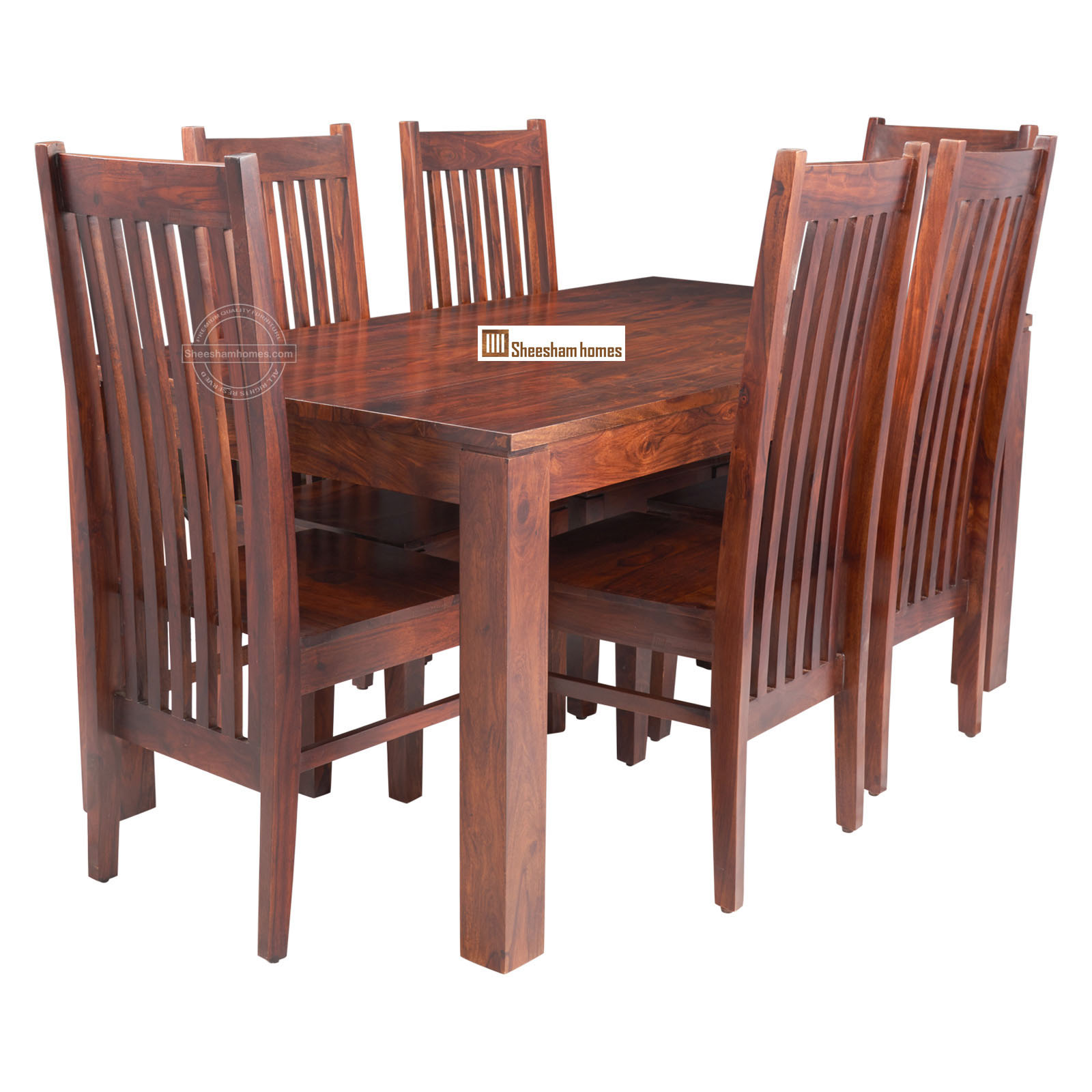 SH-0206 DINING SET LONGBACK 06b-w DINING SET SH-0206 SIX SEATER - Image 2
