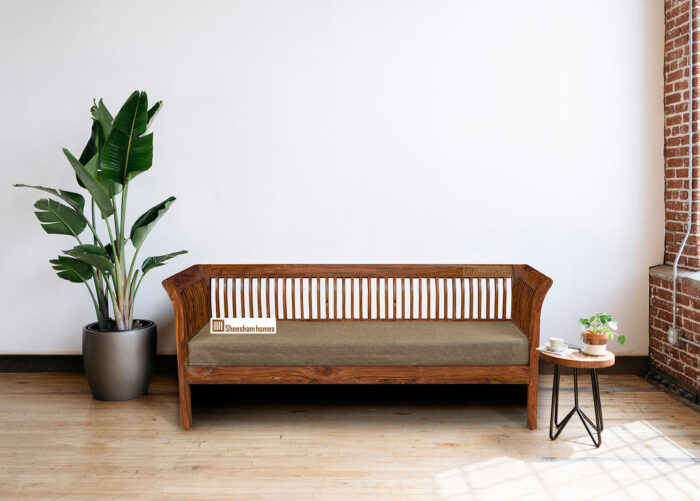 Sheesham Wood PRIME Sofa Three Seater - Image 1