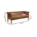 Sheesham Wood PRIME Sofa Three Seater - Image 4
