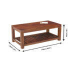 COFFEE TABLE PLANE TOP PATTI PLATFORM 4X2 - Image 3