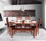 DINING SET SH-2015 IRON JALI SIX SEATER