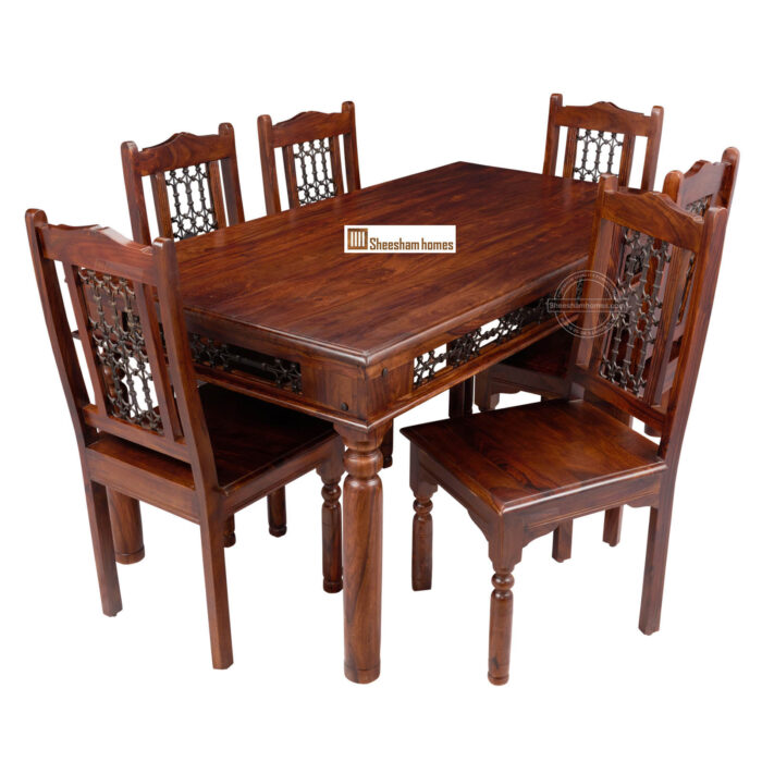 DINING SET SH-2015 IRON JALI SIX SEATER - Image 5