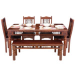 DINING SET SH-2015 IRON JALI SIX SEATER - Image 4
