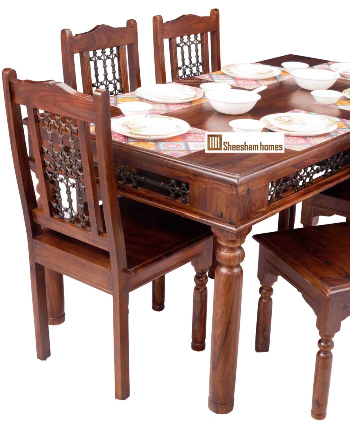 DINING SET SH-2015 IRON JALI SIX SEATER - Image 3