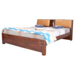 SHEESHAM WOOD BED CROMA W/O STORAGE - Image 5