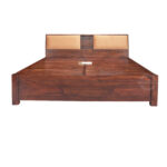 SHEESHAM WOOD BED CROMA WITH STORAGE - Image 4