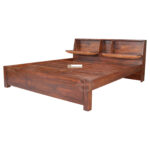 SHEESHAM WOOD BED CROMA W/O STORAGE - Image 3