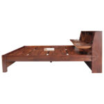 SHEESHAM WOOD BED CROMA W/O STORAGE - Image 6