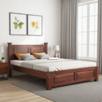 SHEESHAM WOOD BED KUBER W/O STORAGE
