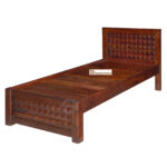 SHEESHAM WOOD BED DIAMOND SINGLE W/O STORAGE - Image 3