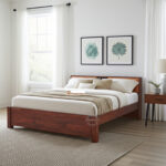SHEESHAM WOOD BED CROMA W/O STORAGE