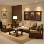 Wooden Sofa Set Richmond 3+1+1