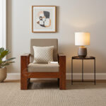 Sheesham Wood RICHMOND Sofa One Seater