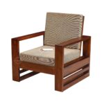 Sheesham Wood RICHMOND Sofa One Seater - Image 4