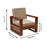 Wooden Sofa Set Richmond 3+1+1 - Image 9