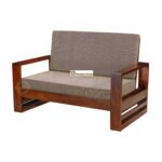 Sheesham Wood RICHMOND Sofa Two Seater - Image 4