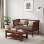 Sheesham Wood PRIME Sofa Two Seater - Image 2