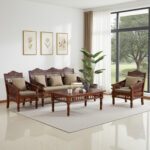 Wooden Sofa Set NIRMAAN 3+1+1 - Image 2