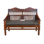 Sheesham Wood Sofa NIRMAAN Two Seater - Image 3
