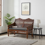 Sheesham Wood Sofa NIRMAAN Two Seater - Image 2