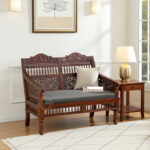 Sheesham Wood Sofa NIRMAAN Two Seater