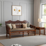 Sheesham Wood Sofa NIRMAAN Three Seater - Image 2